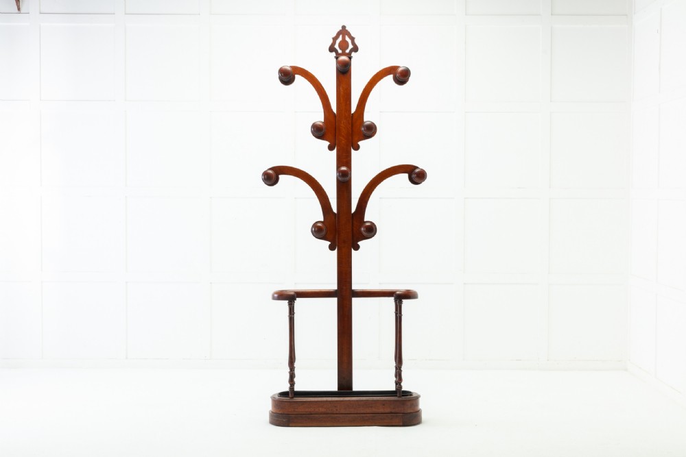 19th Century Oak 'Hall Tree' Coat & Umbrella Stand
