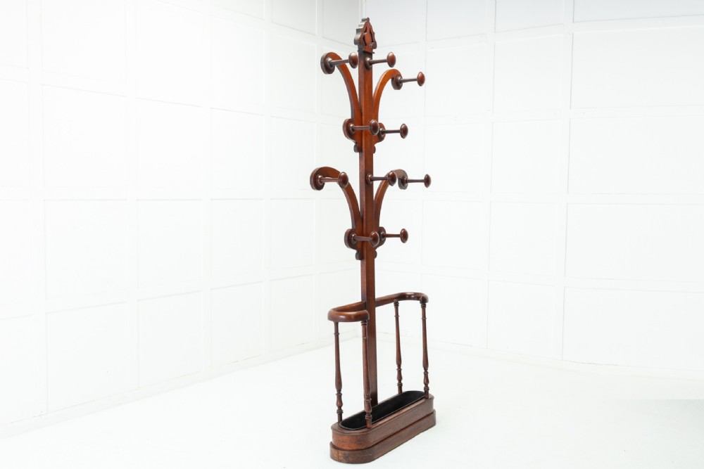 19th Century Oak 'Hall Tree' Coat & Umbrella Stand View II