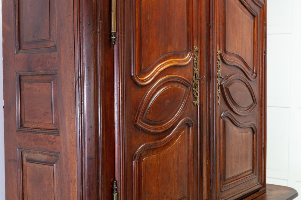 18th Century Walnut Buffet Deux Corps View V