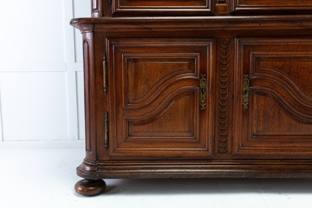 18th Century Walnut Buffet Deux Corps View VII