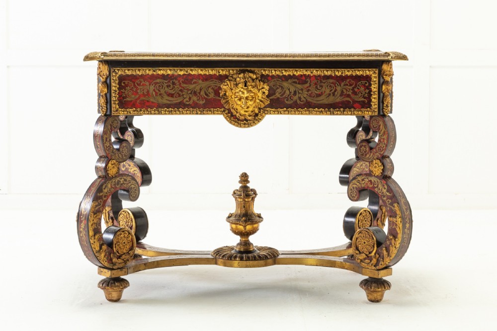 19th Century French Boulle Bureau Plat