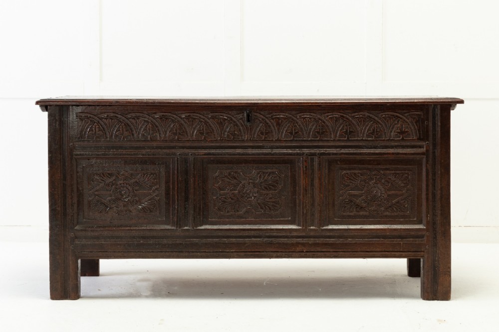 17th Century English Oak Coffer
