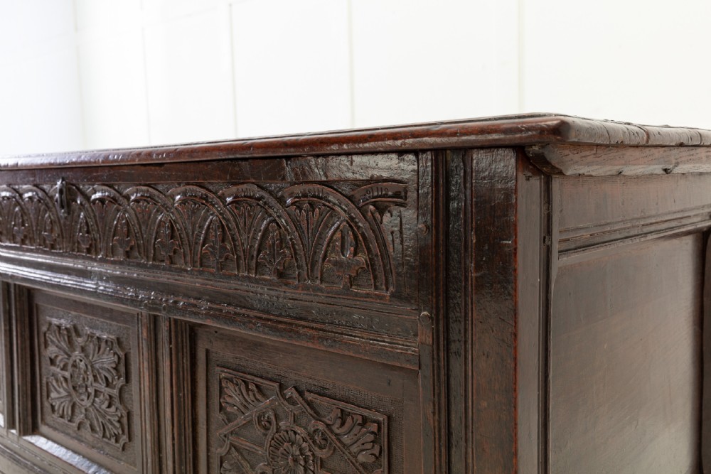 17th Century English Oak Coffer View IV