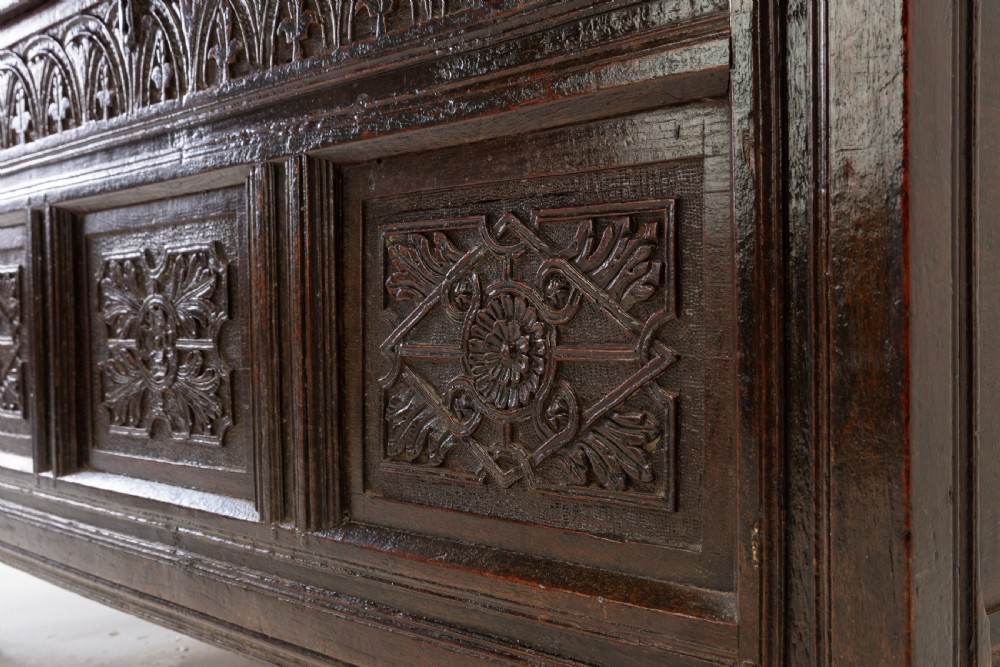 17th Century English Oak Coffer View VI