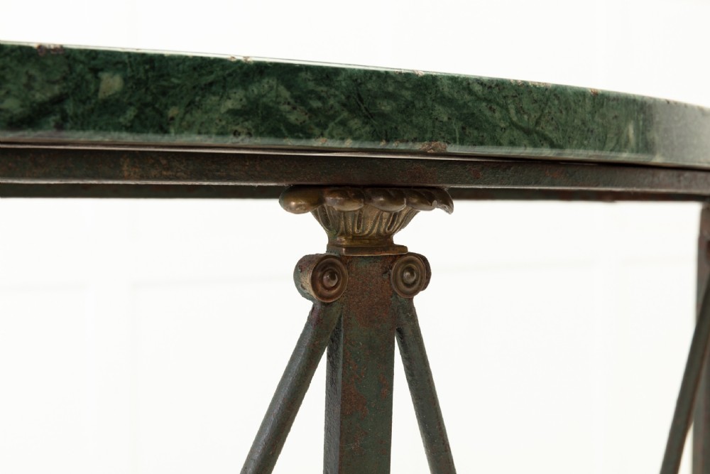 Pair of French 1940s Iron Console Tables View IV