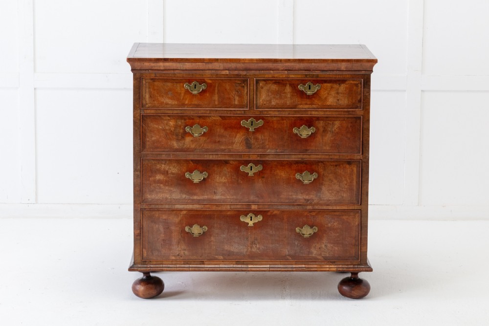 18th Century Queen Anne Walnut Chest of Drawers View II