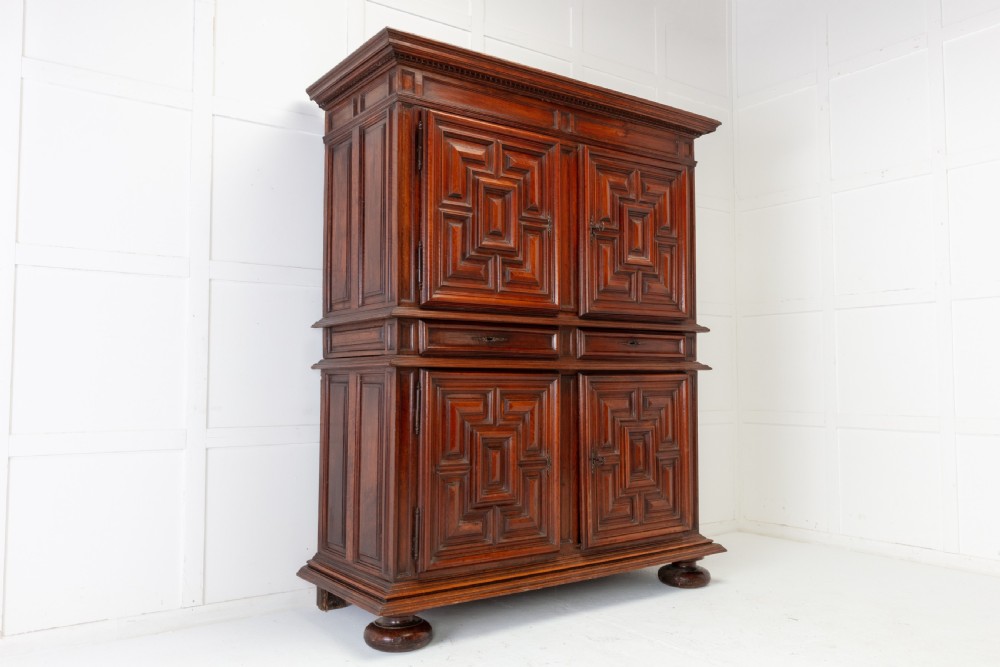 18th Century Dutch Walnut Cabinet View II