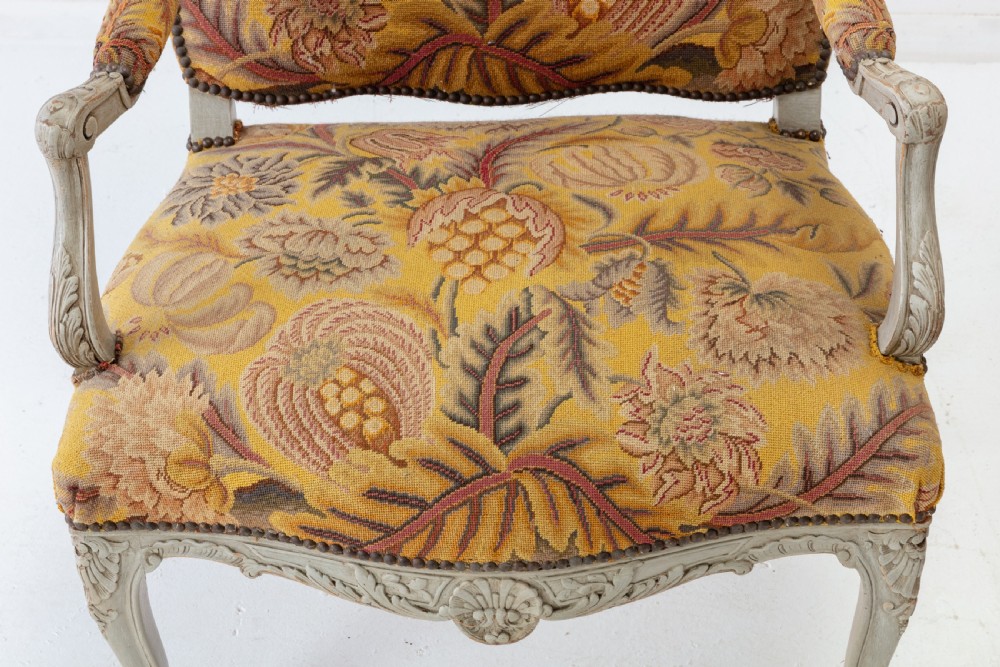 Pair of 1920s French Painted Chairs View V