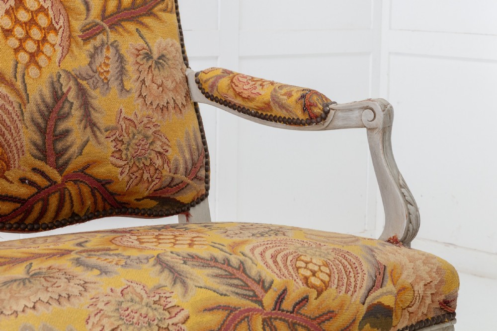 Pair of 1920s French Painted Chairs View VI