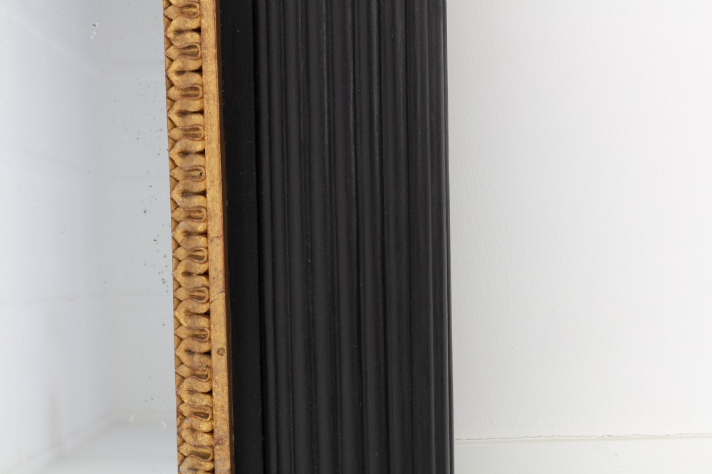 Large 19th Century Italian Ebonised & Gilded Mirror View IV