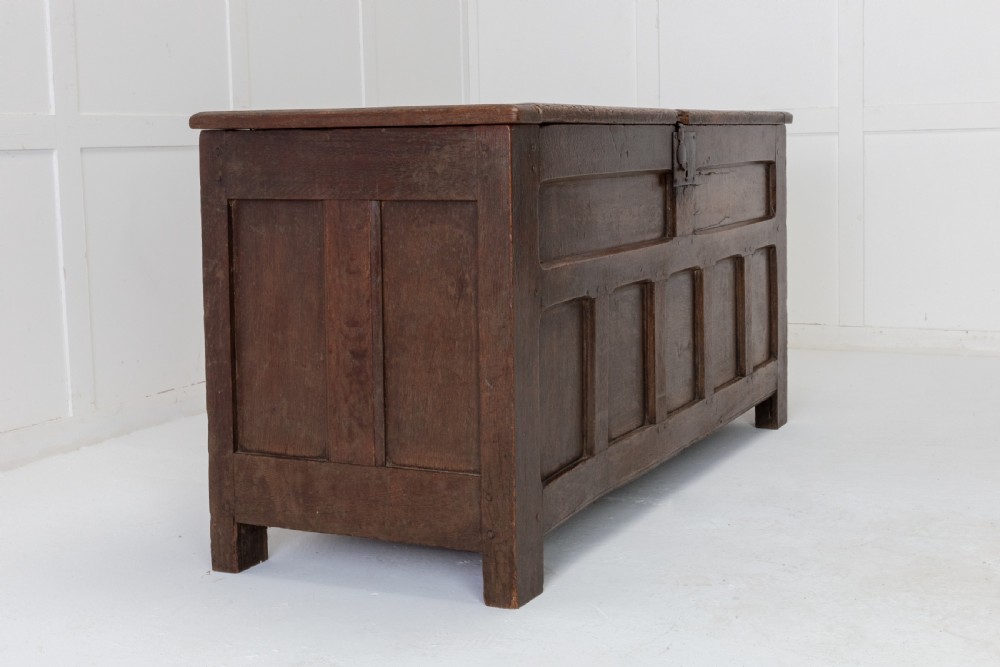 17th Century Oak Coffer View II