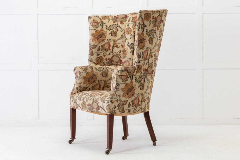 Late 19th Century English Barrel Back Armchair
