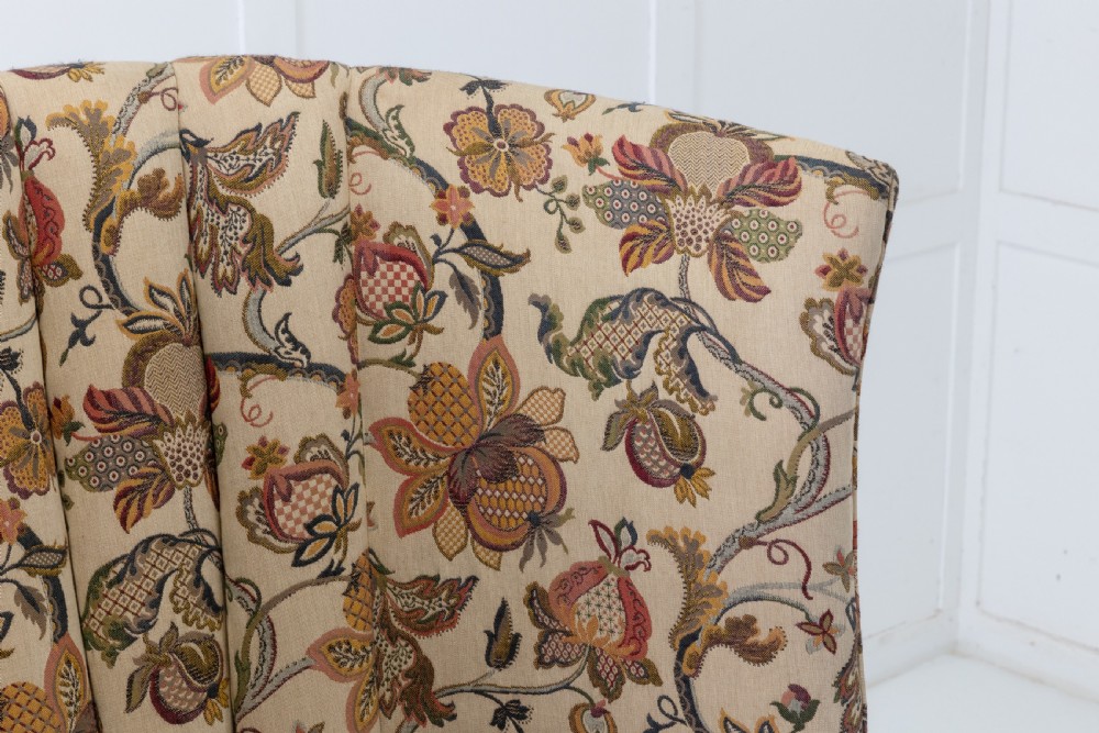 Late 19th Century English Barrel Back Armchair View IV