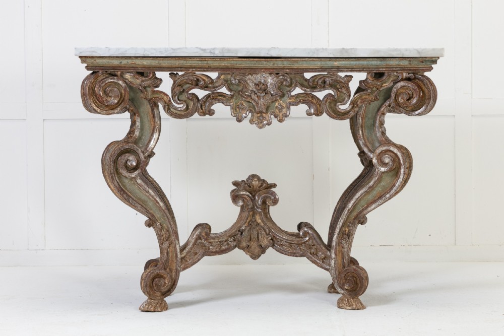 18th Century Italian Baroque Console Table