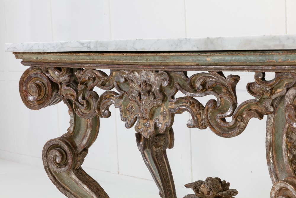 18th Century Italian Baroque Console Table View VI