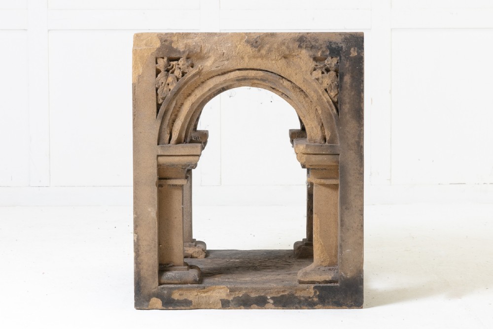19th Century Gothic Stone Plinth View II