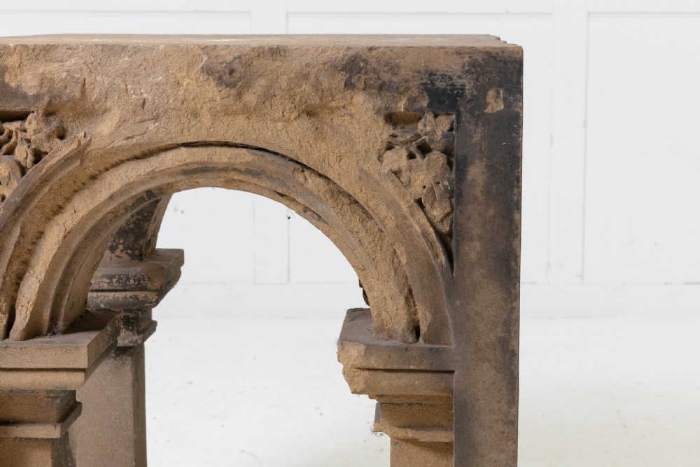 19th Century Gothic Stone Plinth View III