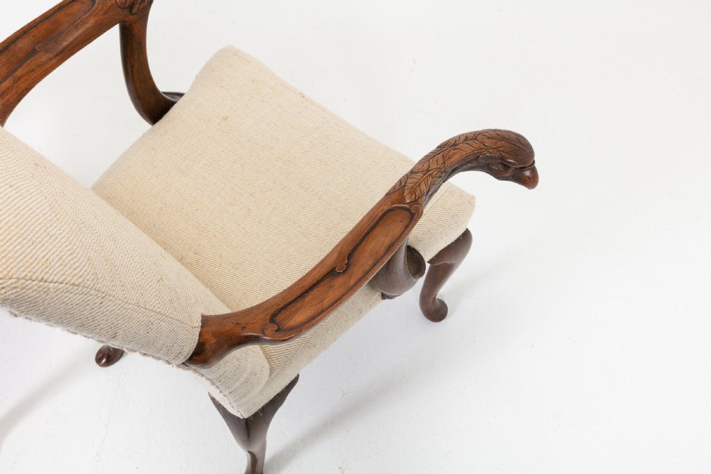 Pair of 1930s English Walnut Chairs View VI