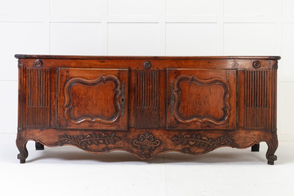 Large 18th Century French Walnut Enfilard