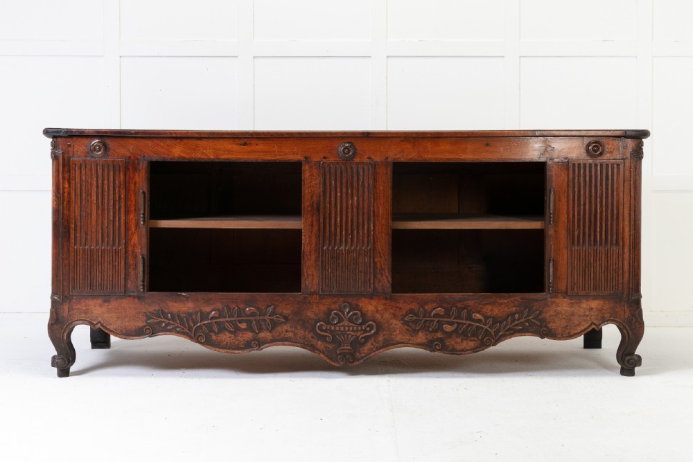 Large 18th Century French Walnut Enfilard View II