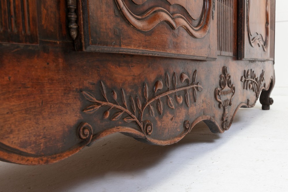 Large 18th Century French Walnut Enfilard View VI