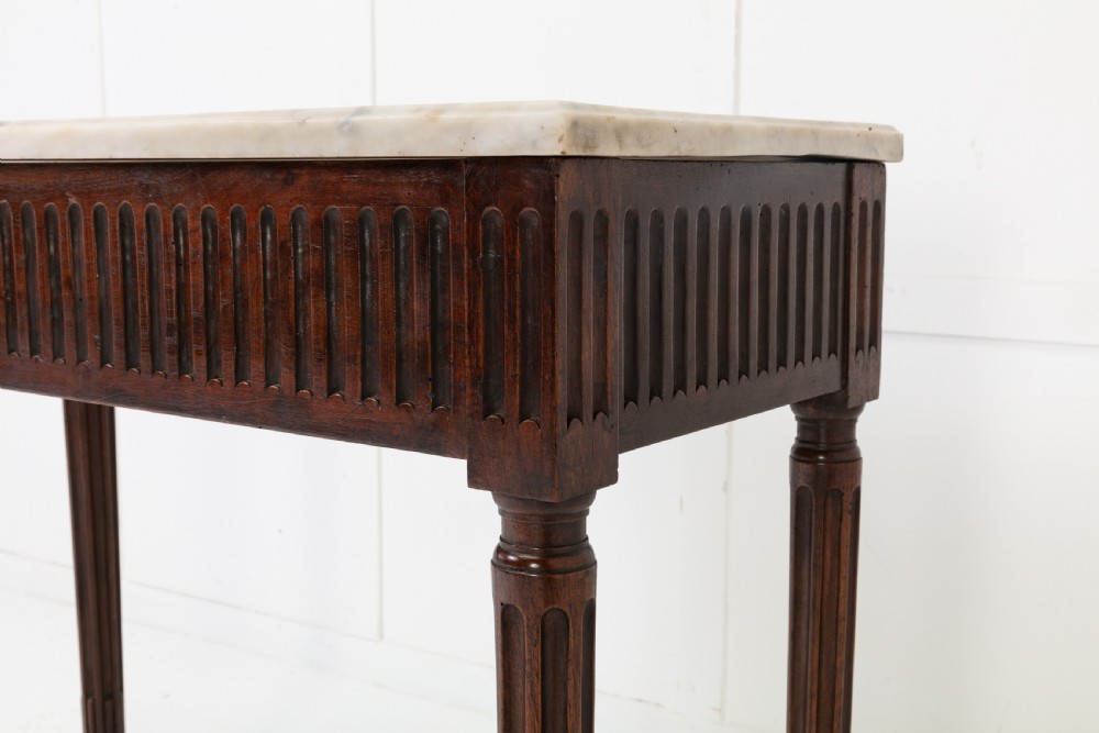 18th Century French Console Table with Marble Top View IV