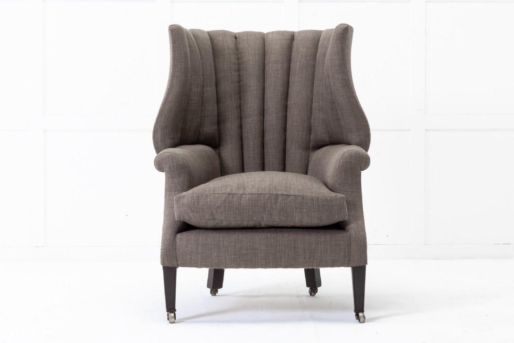 19th Century English Barrel Back Armchair