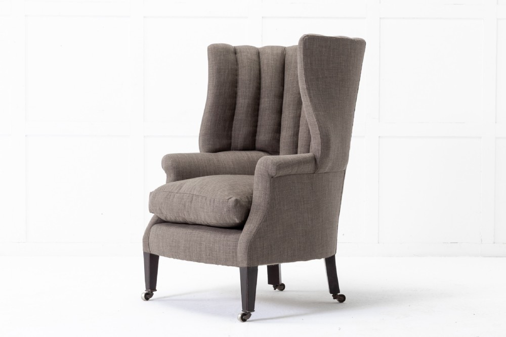 19th Century English Barrel Back Armchair View II