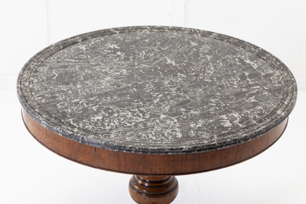 19th Century French Walnut Guéridon View III