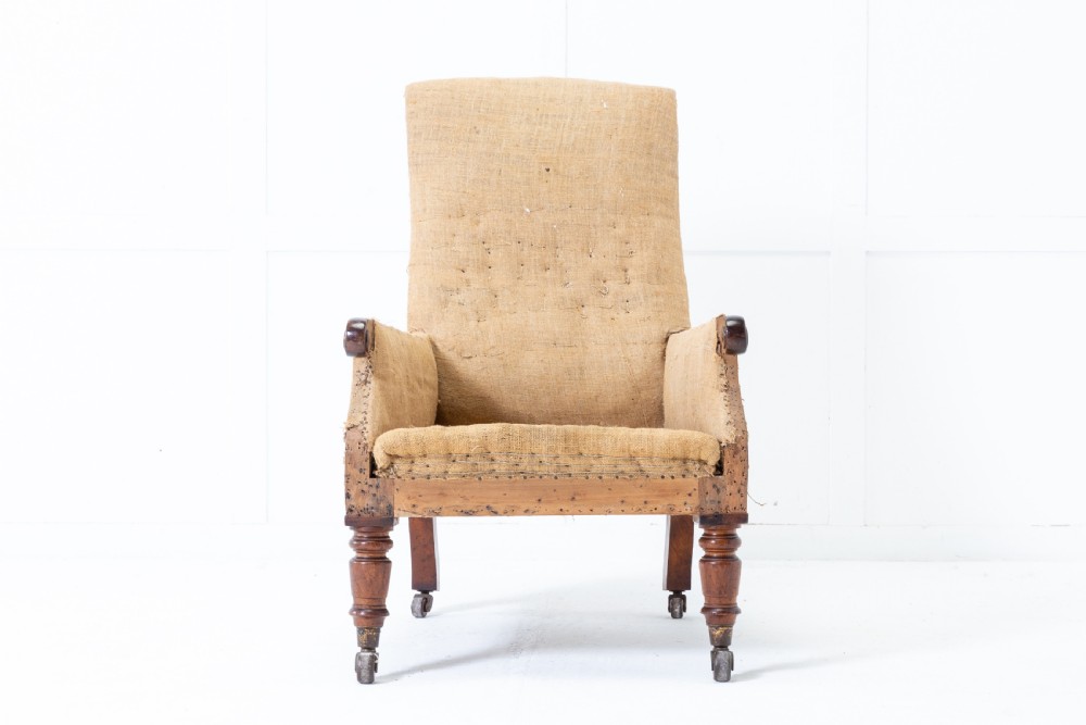 Early 19th Century English Mahogany Armchair View II