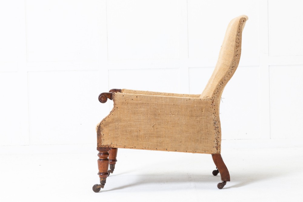 Early 19th Century English Mahogany Armchair View V