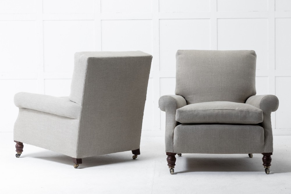 Pair of 19th Century Country House Armchairs View III