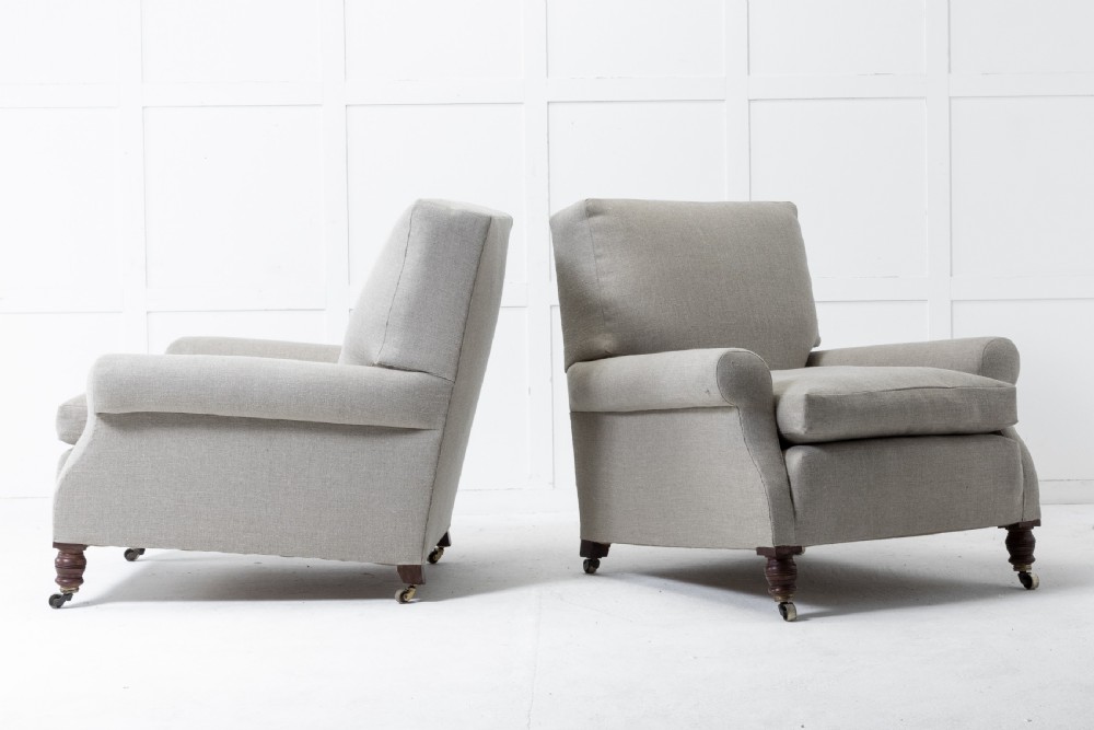 Pair of 19th Century Country House Armchairs View IV