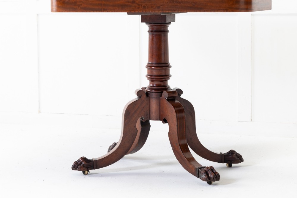 Pair of 19th Century Regency Mahogany Card Tables View VI