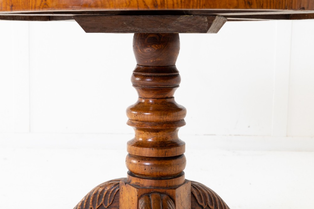 19th Century Guéridon with Marble Top View II