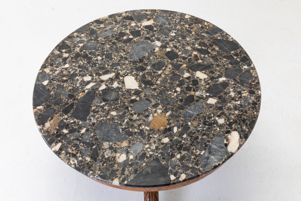 19th Century Guéridon with Marble Top View IV