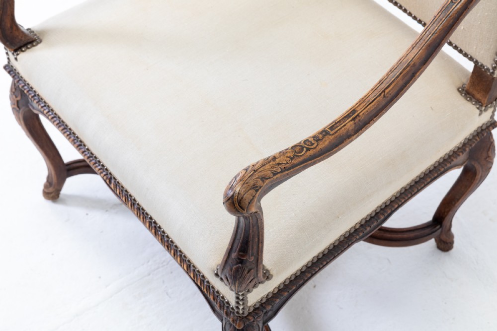 19th Century French Beech Armchair View III
