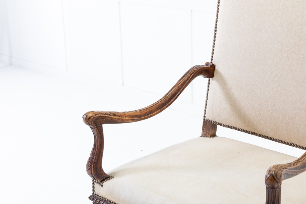 19th Century French Beech Armchair View IV