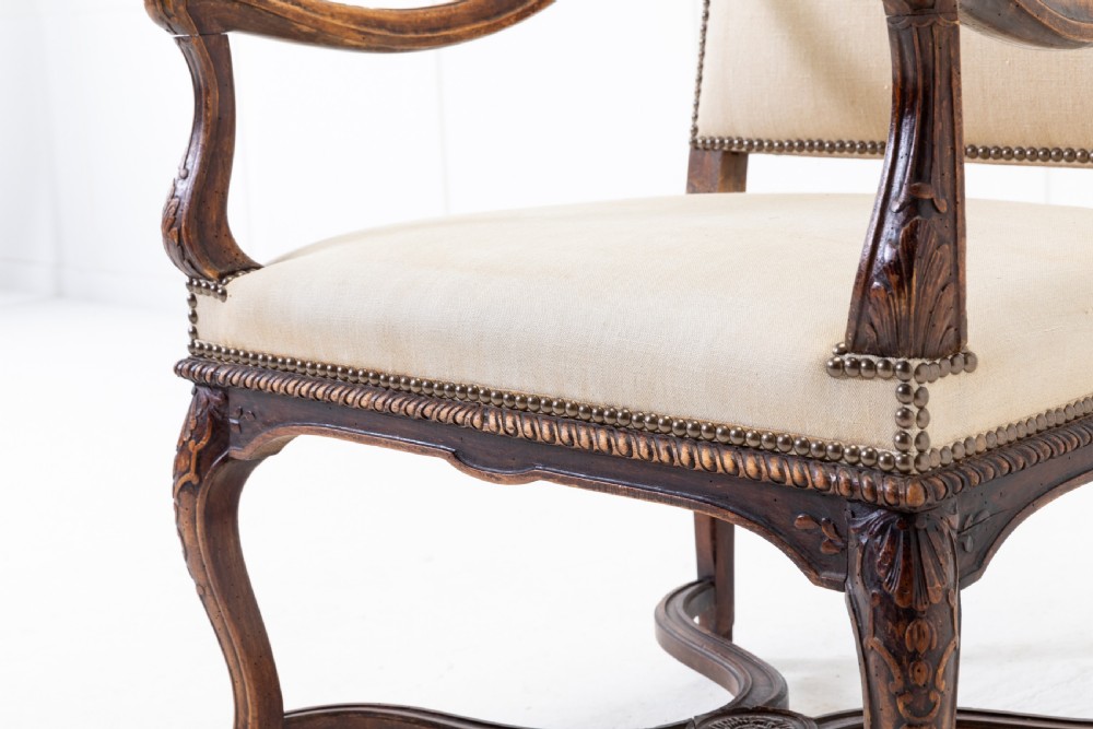 19th Century French Beech Armchair View V