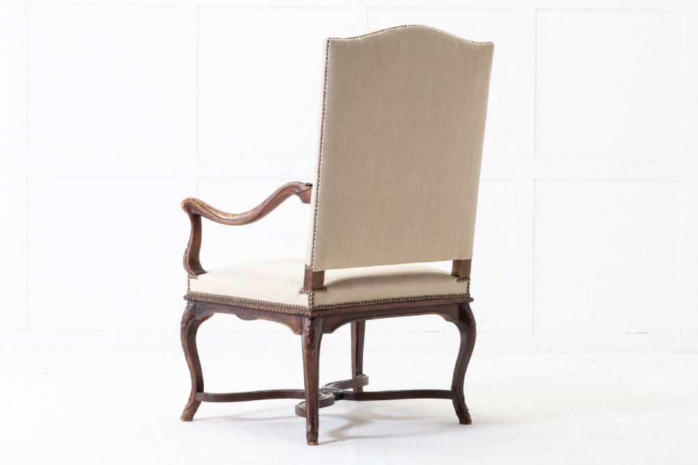 19th Century French Beech Armchair View VIII