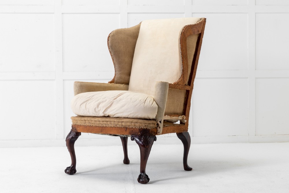 1930s English Wing Armchair