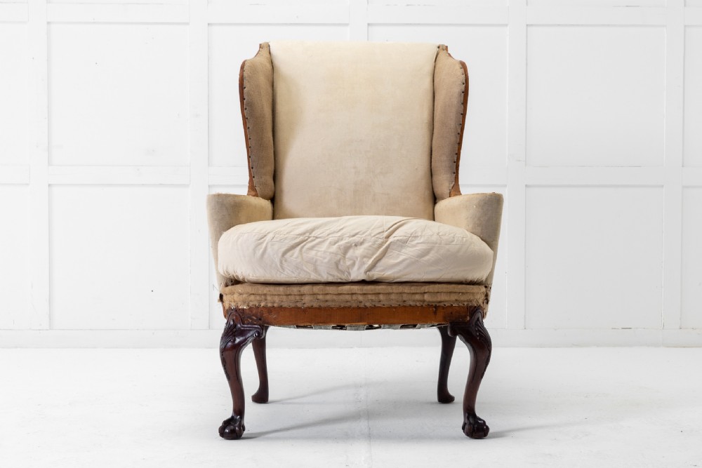 1930s English Wing Armchair View II