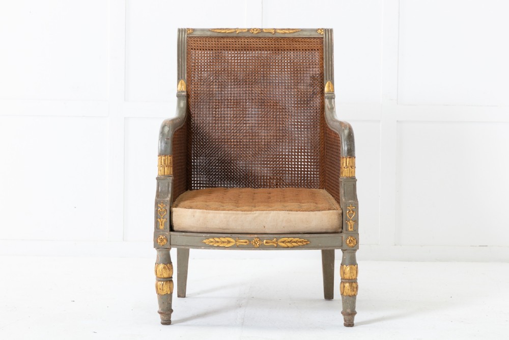 19th Century French Bergère Armchair
