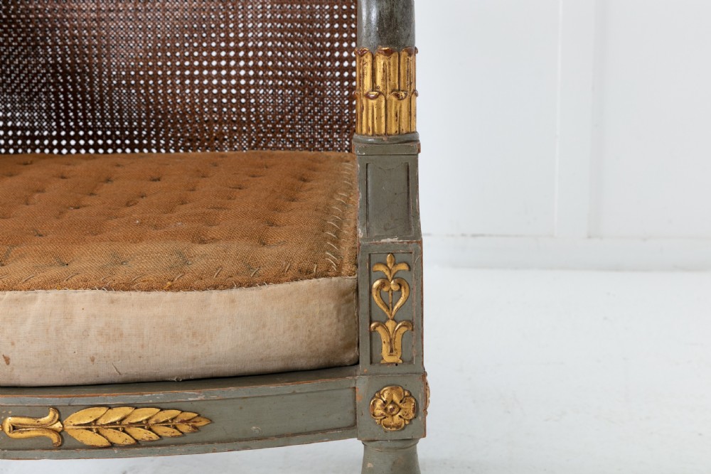 19th Century French Bergère Armchair View II