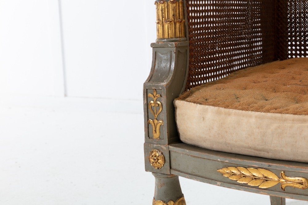 19th Century French Bergère Armchair View IV
