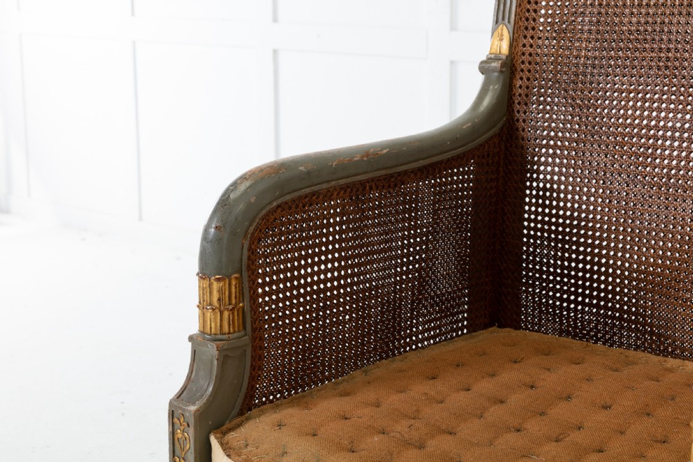 19th Century French Bergère Armchair View V