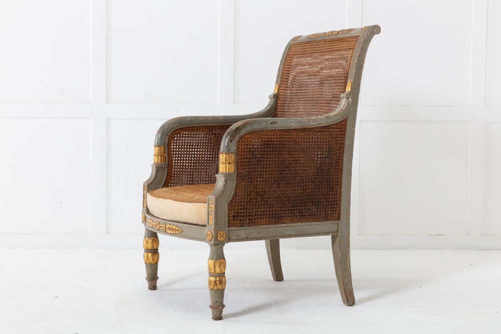 19th Century French Bergère Armchair View VI