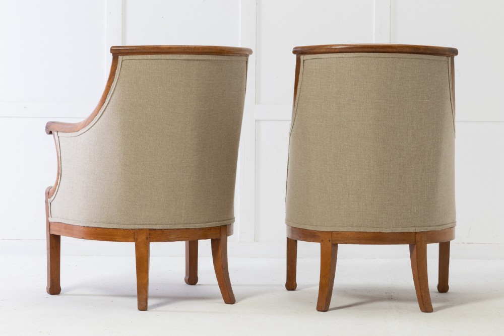 Pair of 19th Century French Walnut Armchairs View V