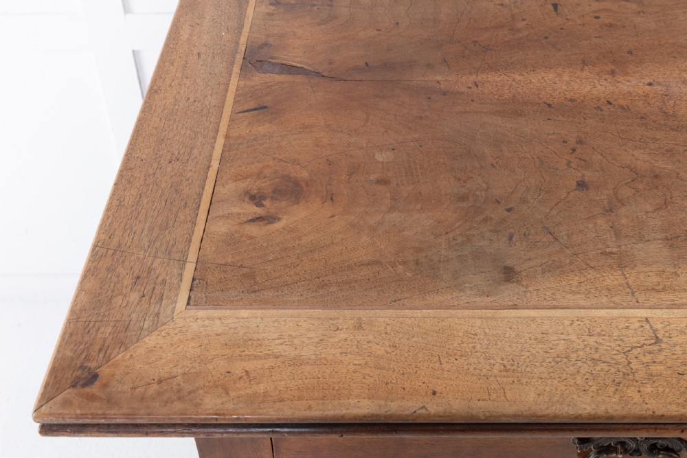 Monumental 19th Century French Walnut Drapers Table View V