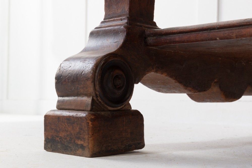 Monumental 19th Century French Walnut Drapers Table View VII